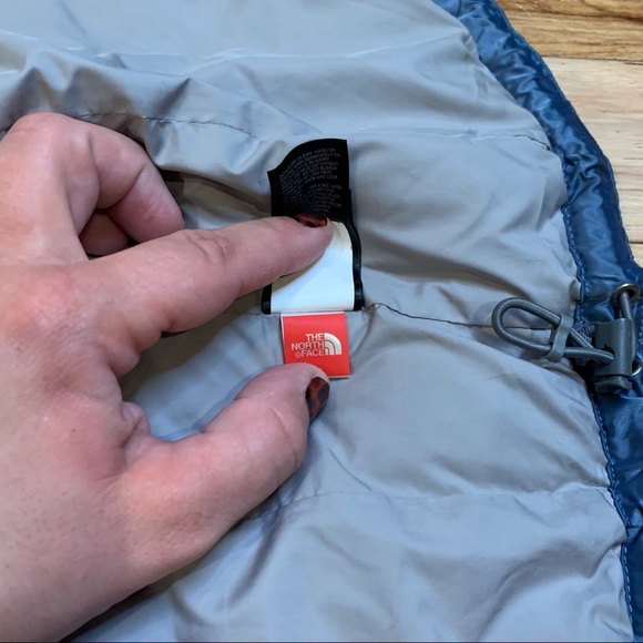 THE NORTH FACE 550 Goose Down Puffer Vest Blue - Picture 11 of 15